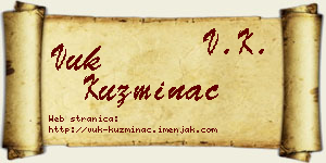 Vuk Kuzminac vizit kartica